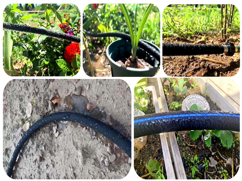 Afvalbanden worden wateraders: rubberinfiltratiepijpen helpen de landbouw