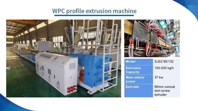 Co-extrusie WPC-terrasplankenmachine