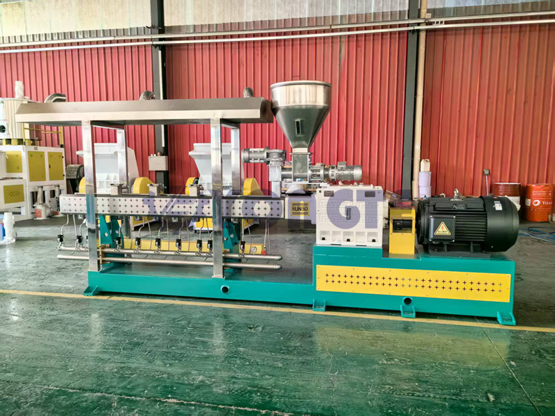 Parallelle dubbele schroefextruder voor plastic granulatiemachine