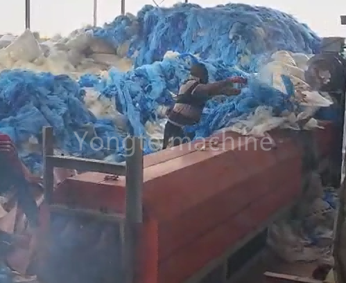 Plastic filmverspilling recycling machine maken plastic tank