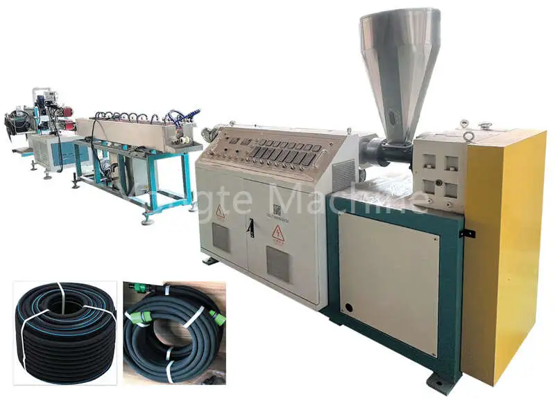 Rubberen irrigatieslang machine met gerecyclede rubberen bandverspilling