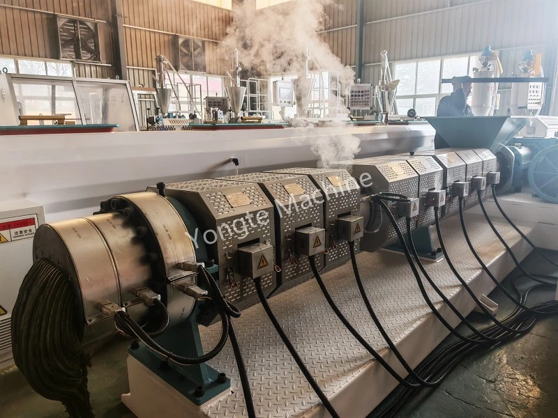 Order voor parallelle dubbelschroefsextruder voor recycling van afvalfilm in Afrika