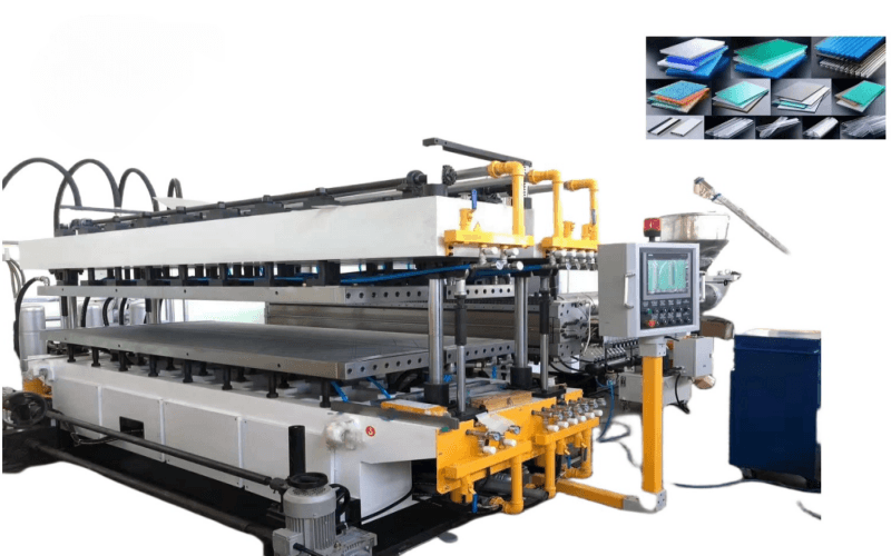 PP Plastic Hollow Plate Extrusion Apparatuur