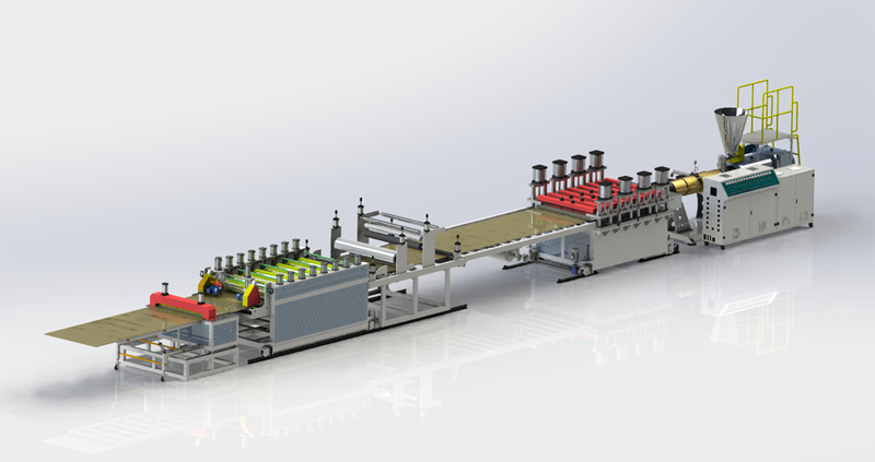 Solide WPC-plaatvervaardigingsmachine