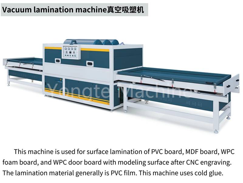 Vacuümlaminatiemachine voor WPC -deurpaneel