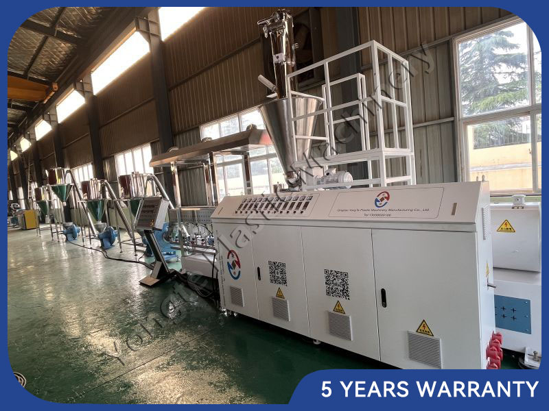 Houtplastic composiet WPC korrels maken machine