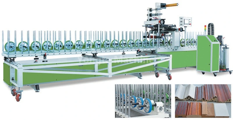 WPC deurkozijn PUR lamineermachine